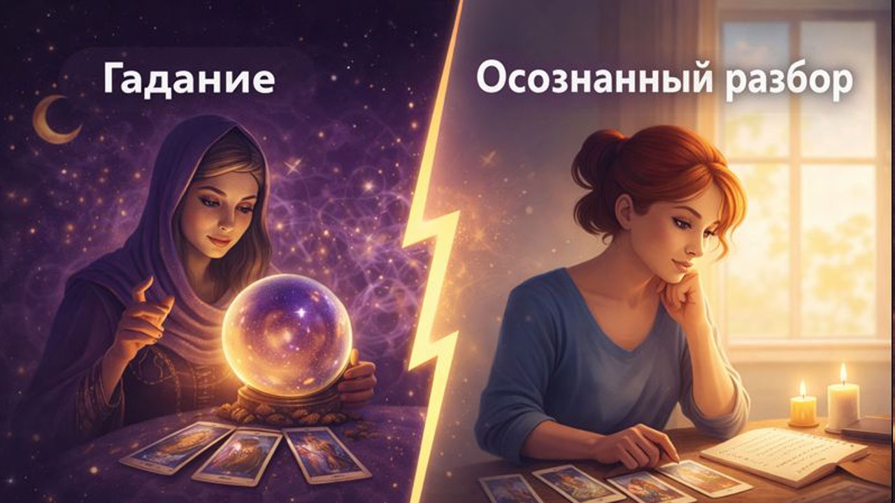 Таролог онлайн: чем отличается осознанный разбор от гадания